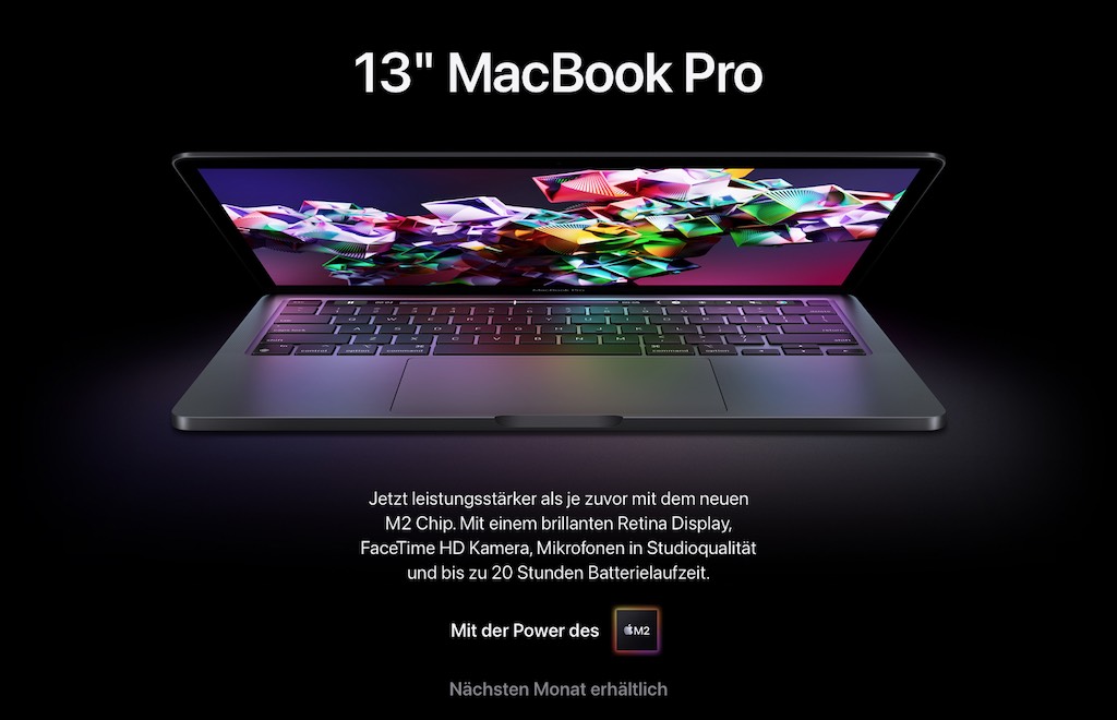 MacBook Pro 13" M2