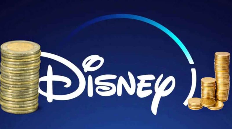 Disney plus Logo mit Münzen