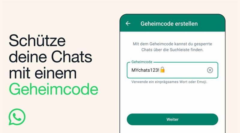 WhatsApp Geheimcode